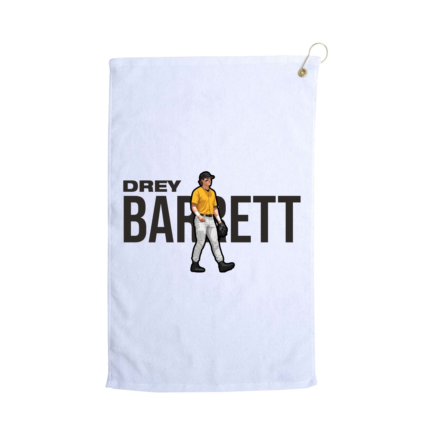 Golf Towel — Player Name in White