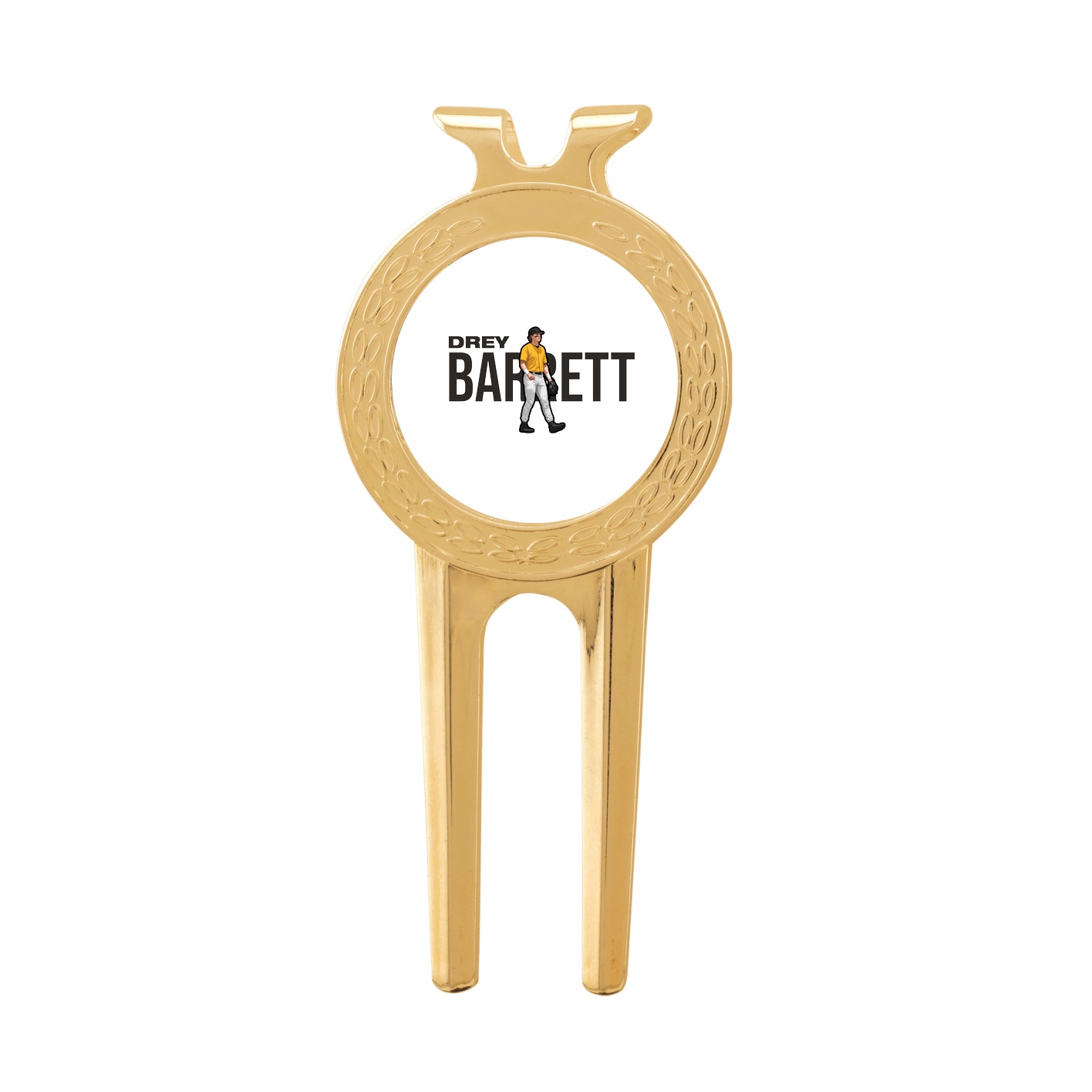 Divot Tool with Ball Marker — Player Name in Classic