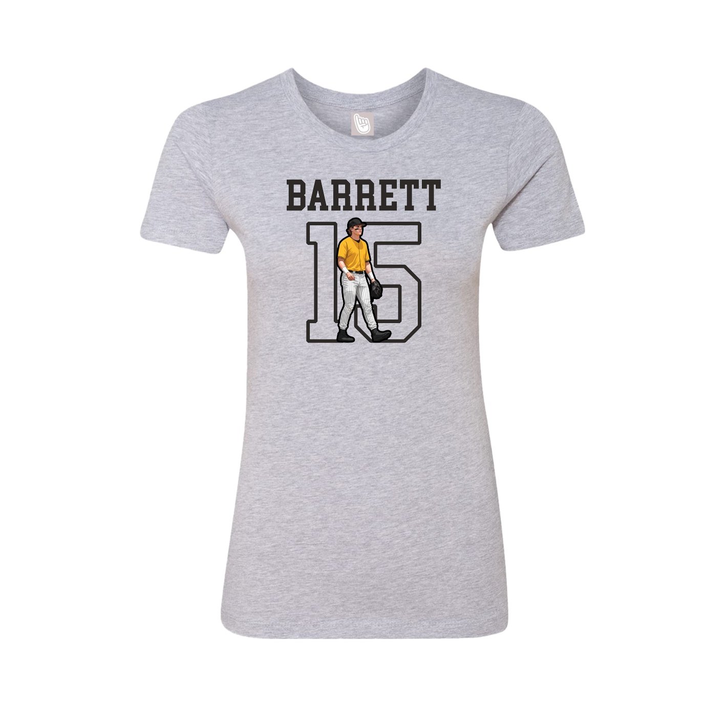 Fitted Women's Tee — Shirsey in Grey