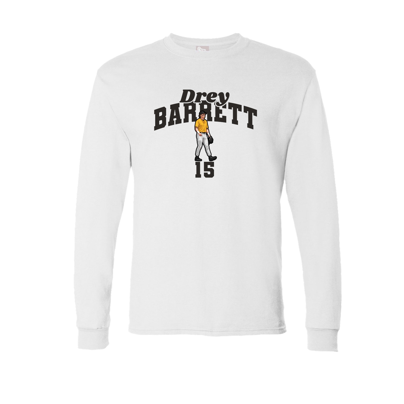 Long Sleeve Tee — Signature Arch in White