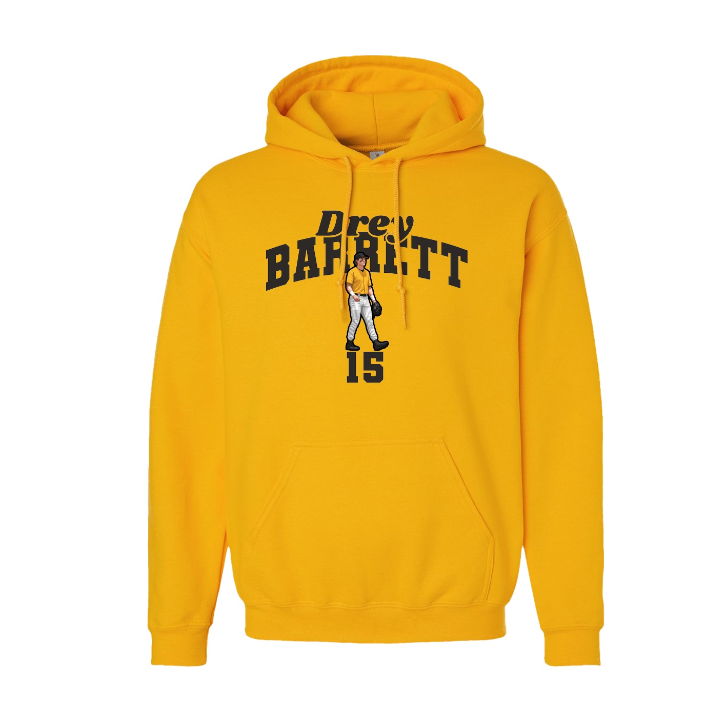 Hoodie — Signature Arch in Gold