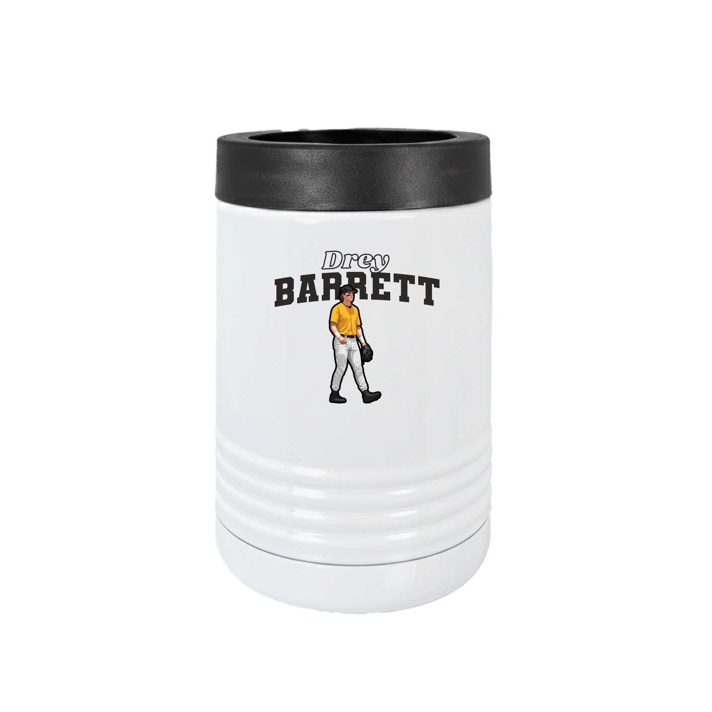 Beverage Holder — Name Arch in White