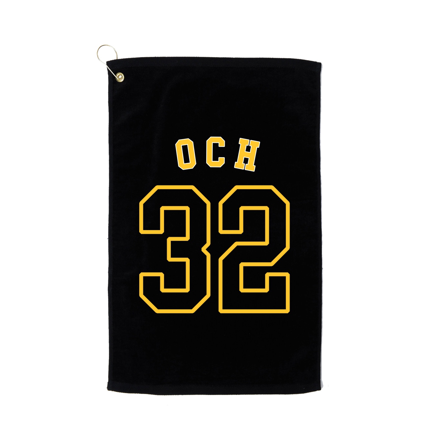 Golf Towel — Shirsey Arch in Black