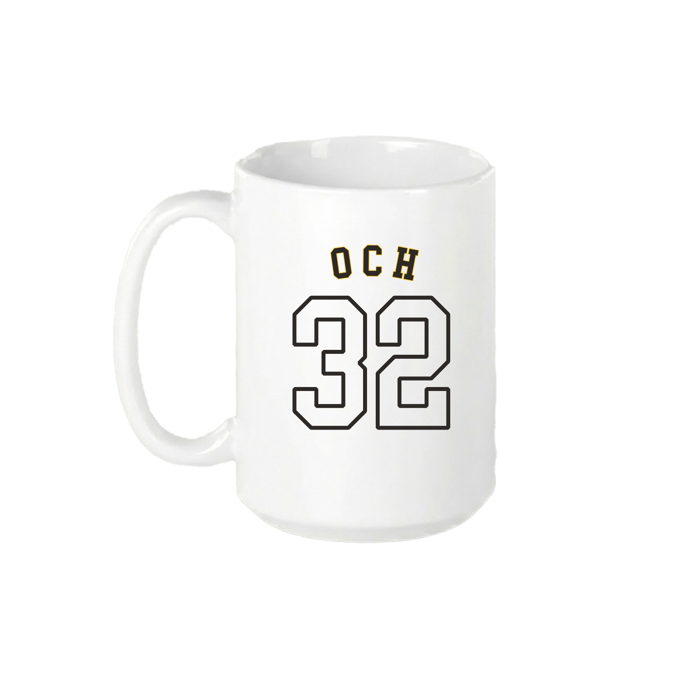 15oz Coffee Mug — Shirsey Arch in White