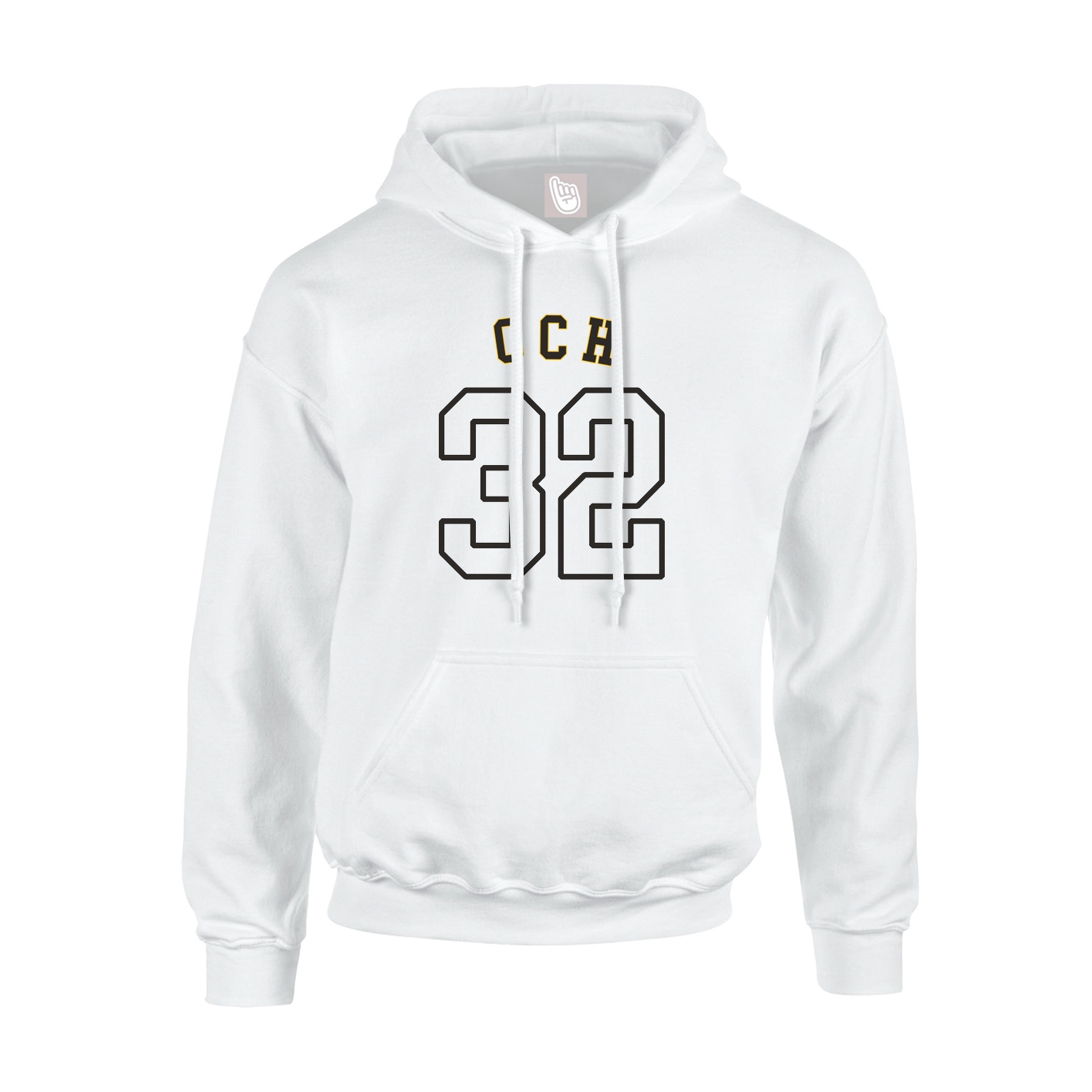 Hoodie — Shirsey Arch in White