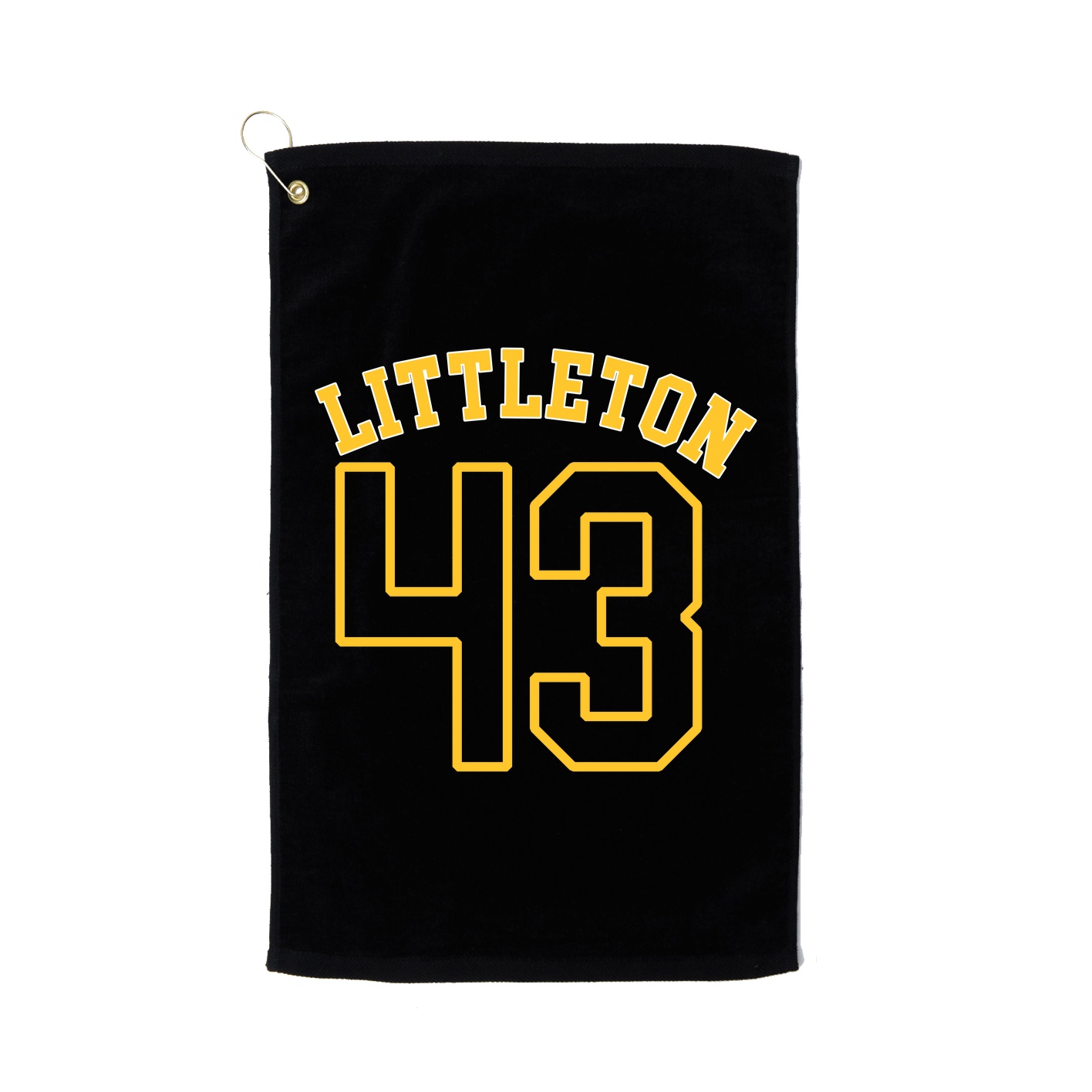 Golf Towel — Shirsey Arch in Black