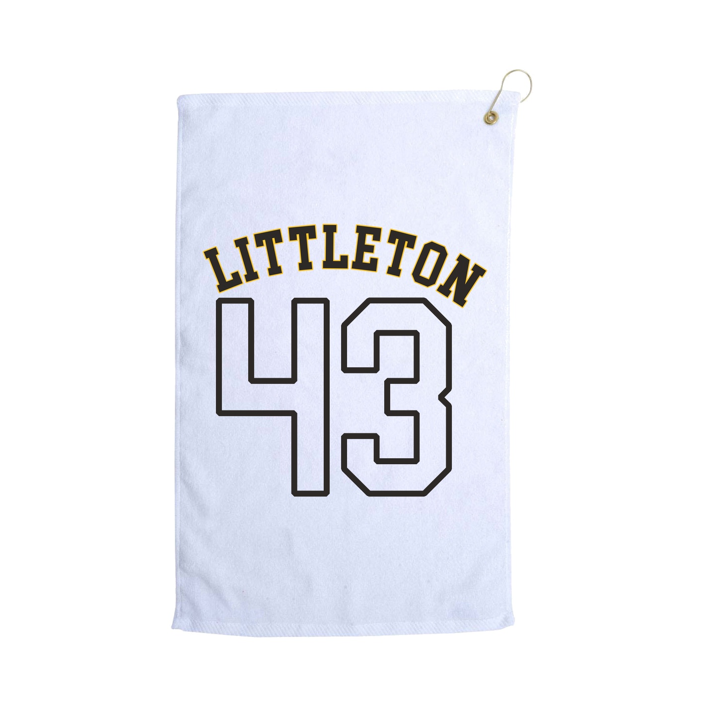 Golf Towel — Shirsey Arch in White