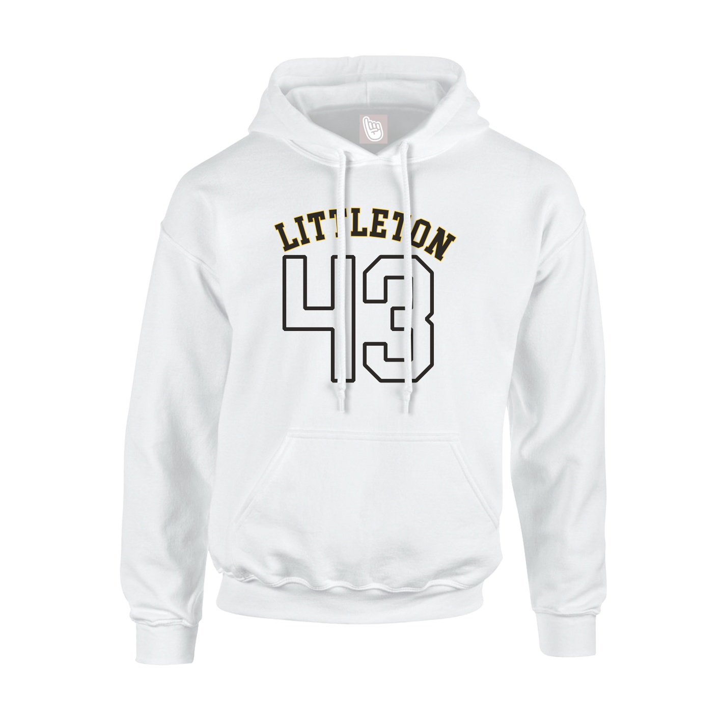 Hoodie — Shirsey Arch in White