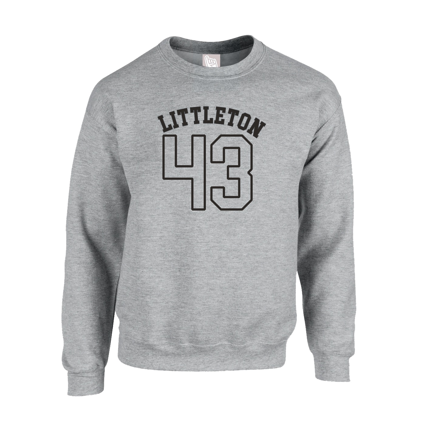 Fleece Crew — Shirsey Arch in Grey
