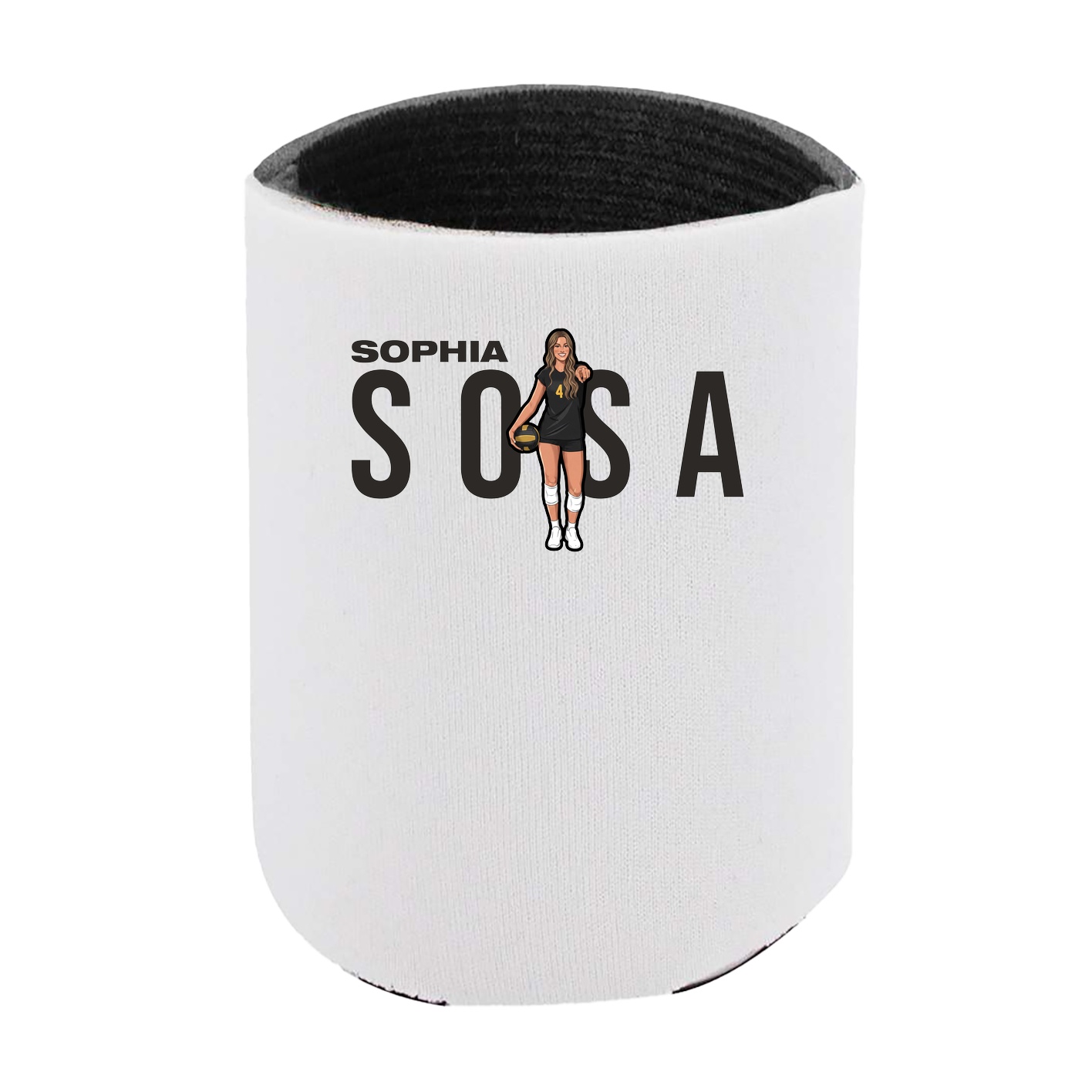Can Holder — Player Name in White
