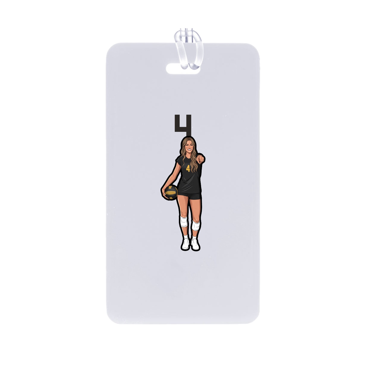 Bag Tag — Number Top in Classic