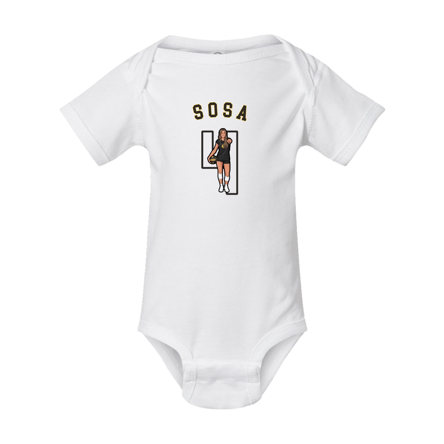 Baby Onesie — Shirsey Arch in White
