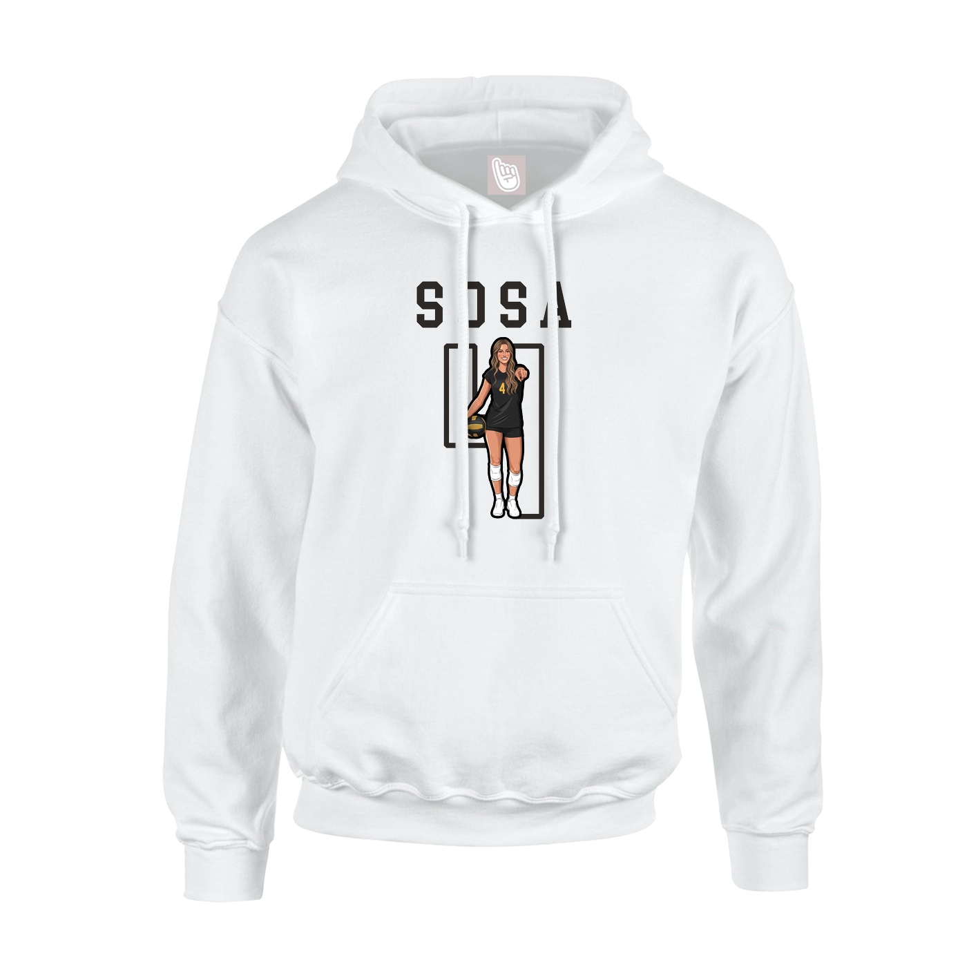 Youth Hoodie — Shirsey in White