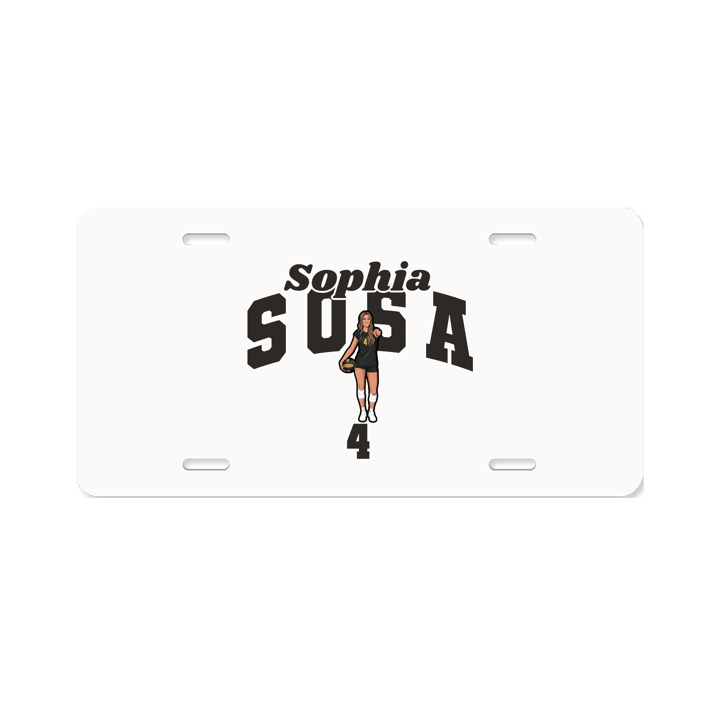 License Plate — Signature Arch in Classic