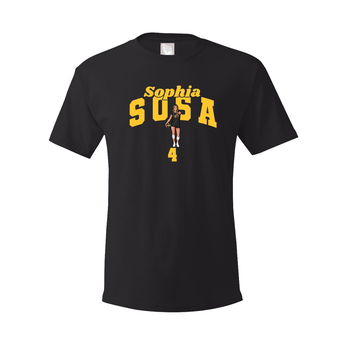 Youth Tee — Signature Arch in Black