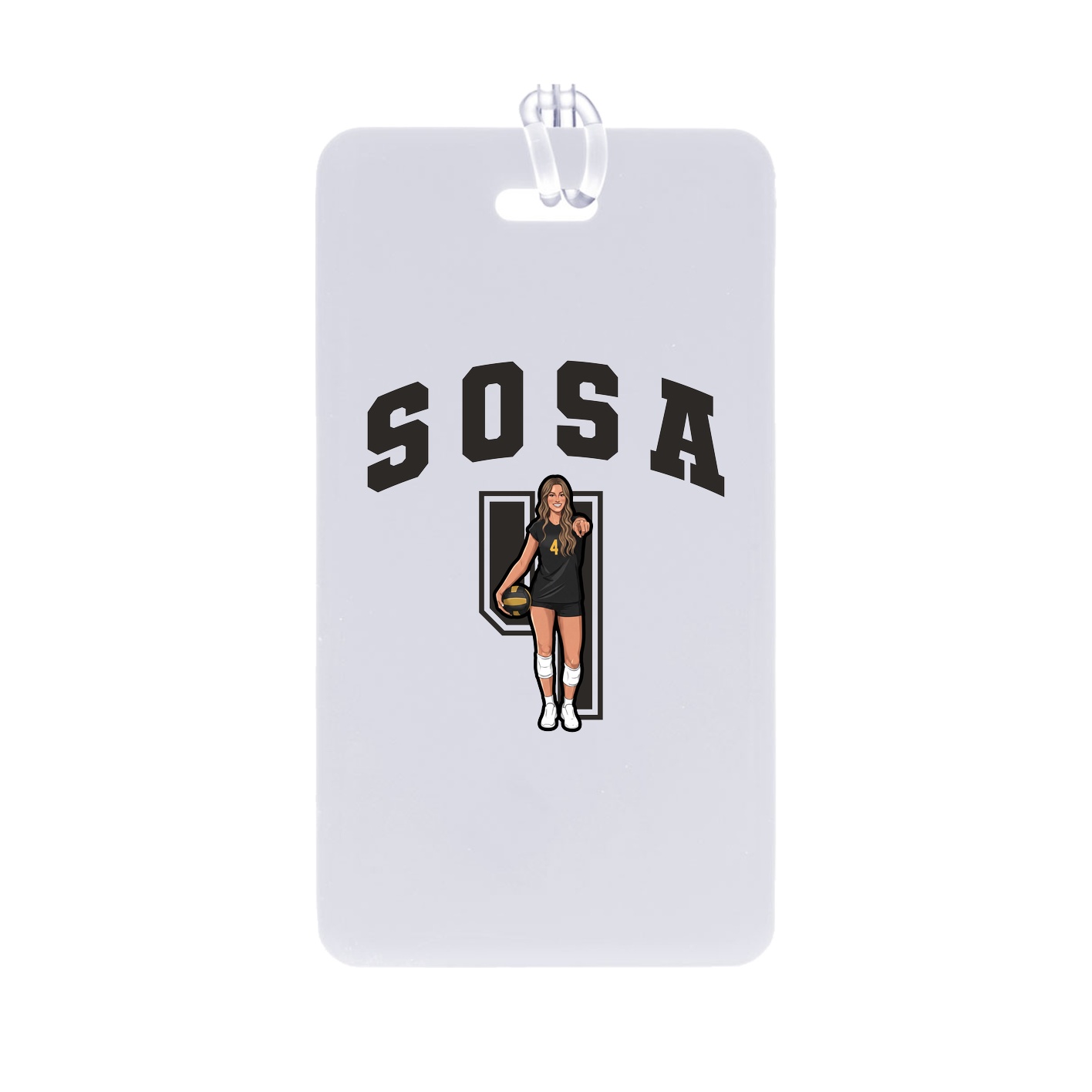 Bag Tag — Number in Classic