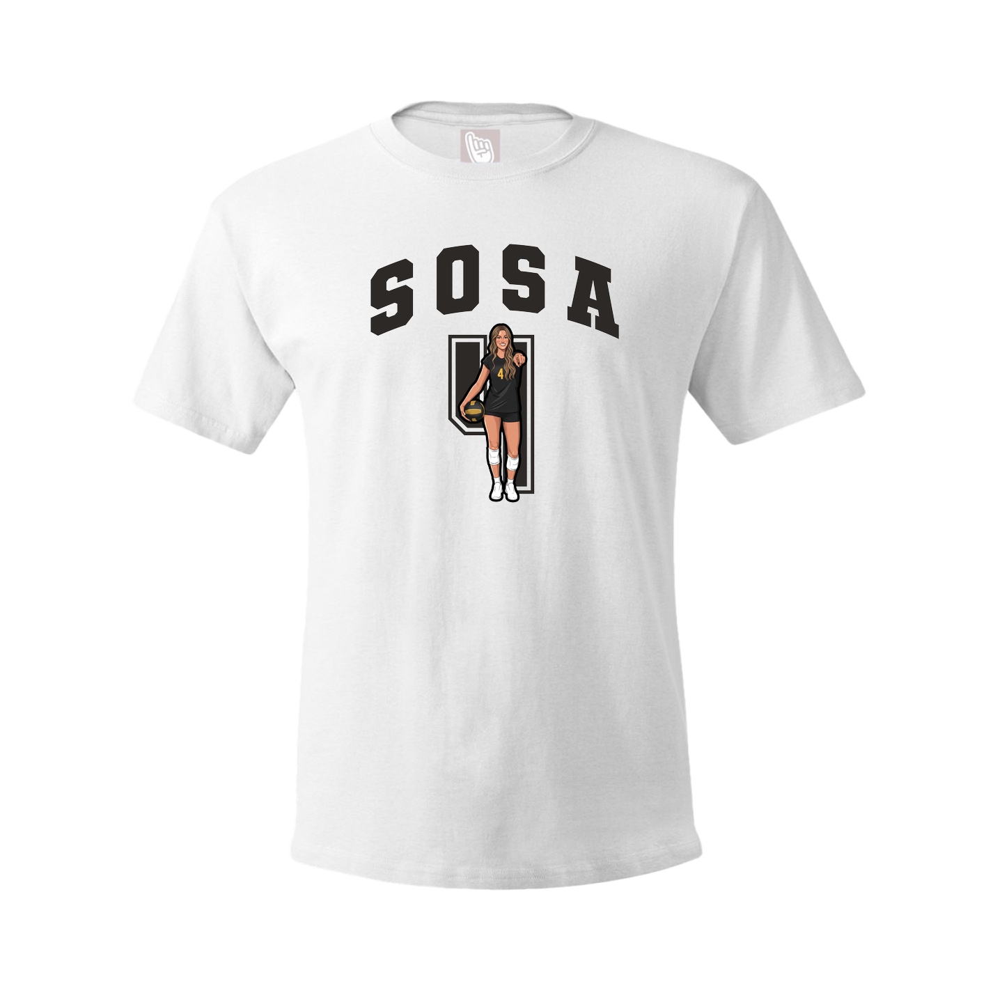 Tee — Number in White