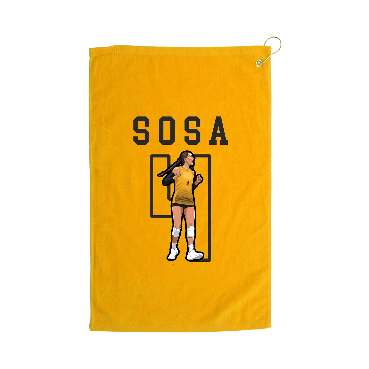 Golf Towel — Shirsey in Gold