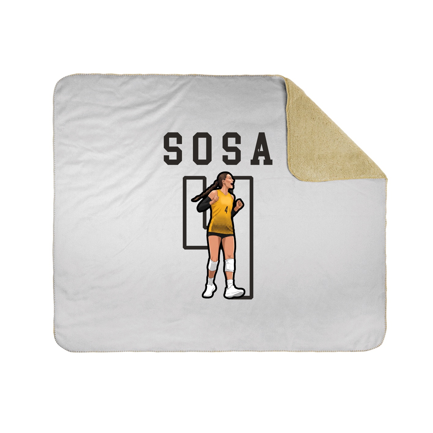 Throw Blanket — Shirsey in White