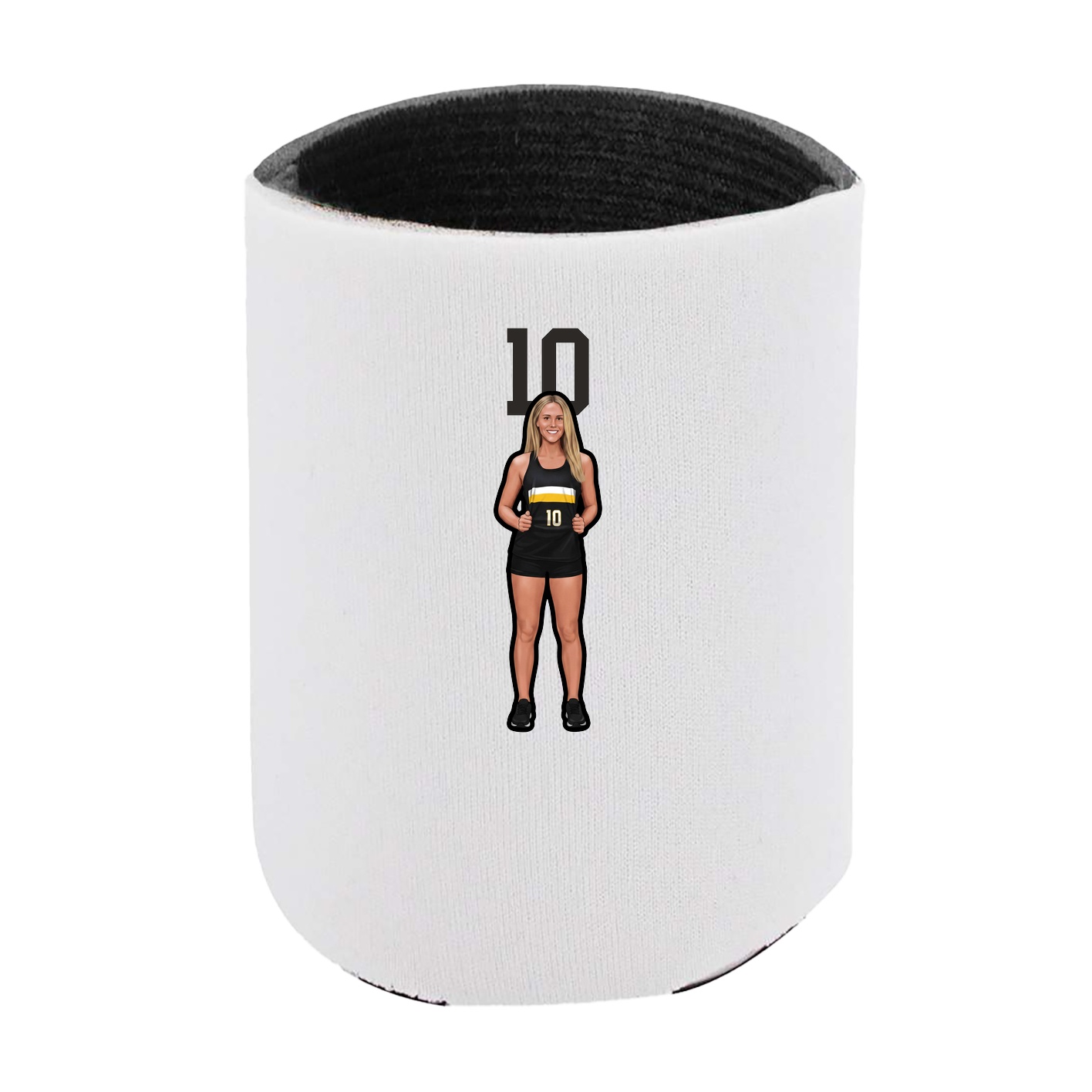 Can Holder — Number Top in White