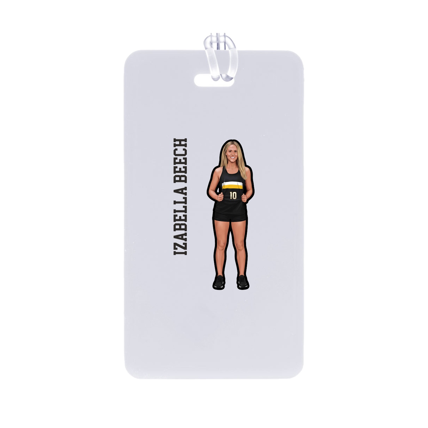 Bag Tag — Name Vertical in Classic
