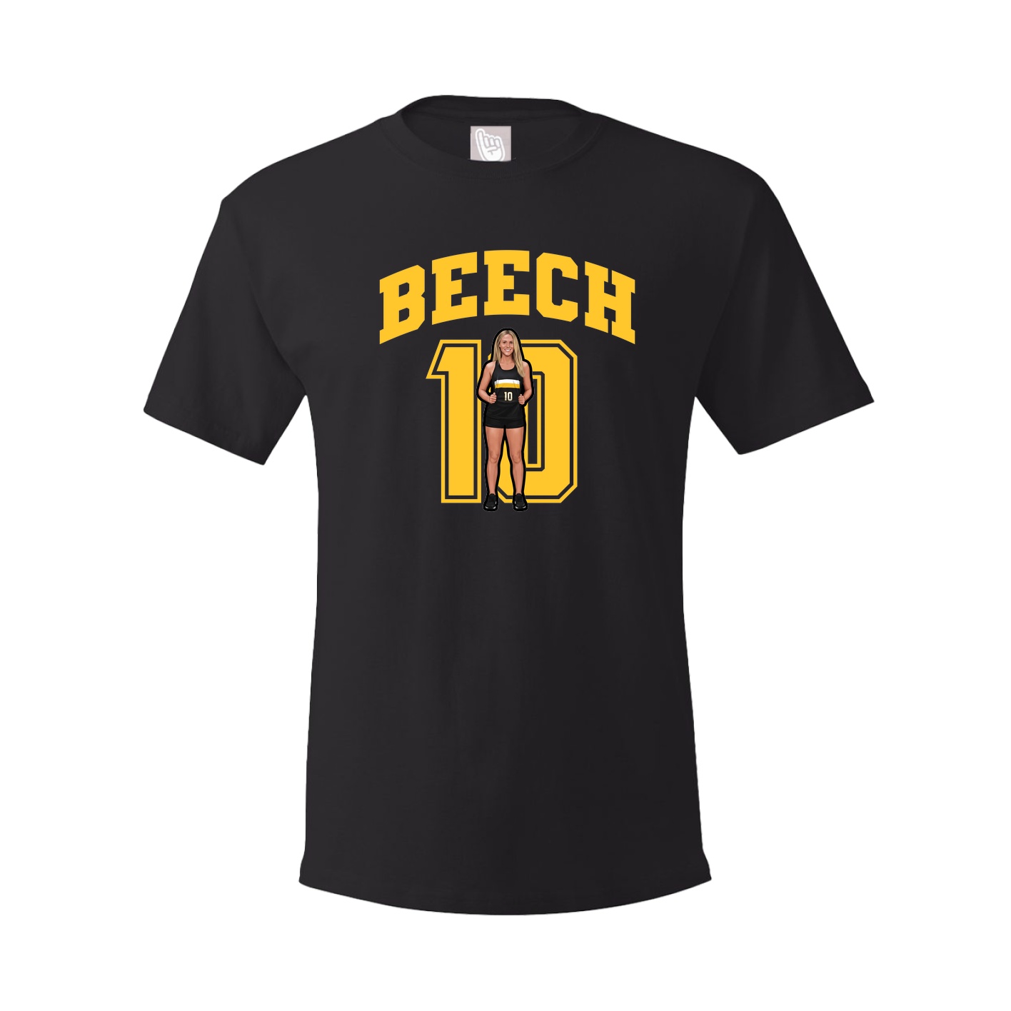 Youth Tee — Number in Black