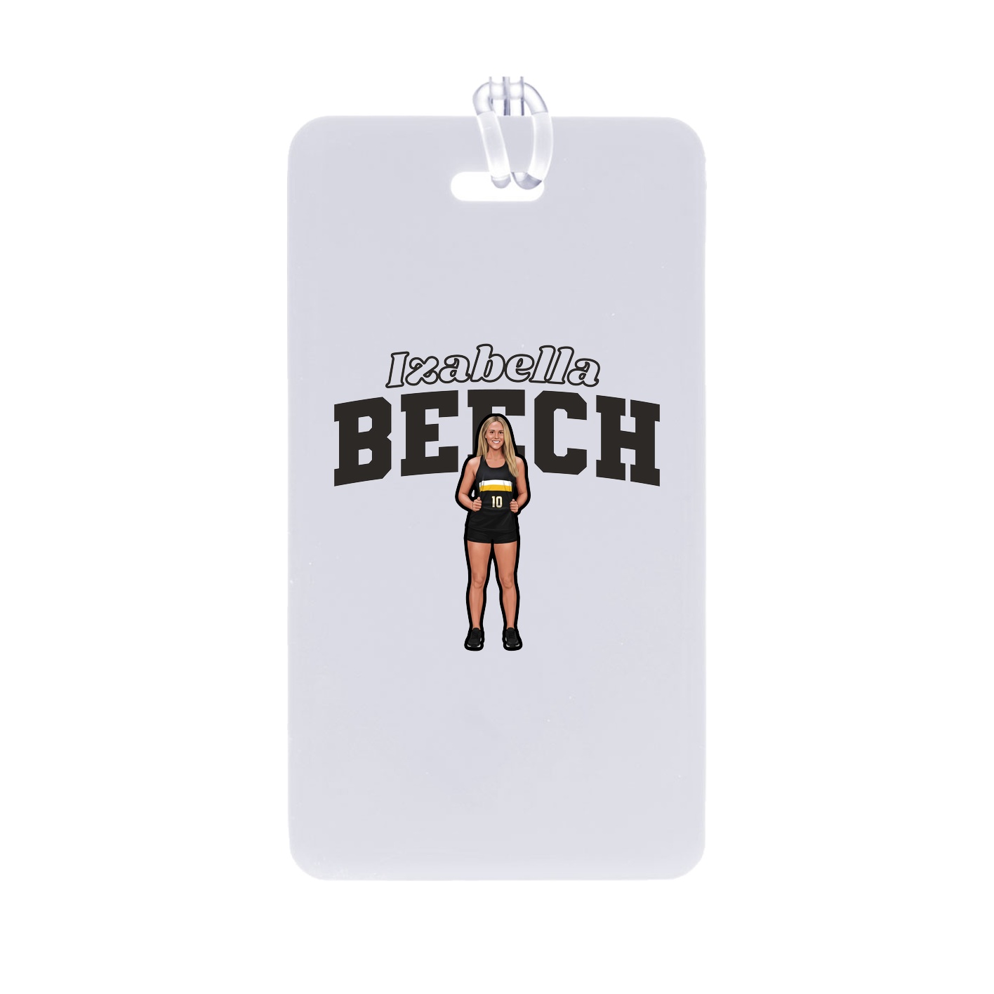 Bag Tag — Name Arch in Classic