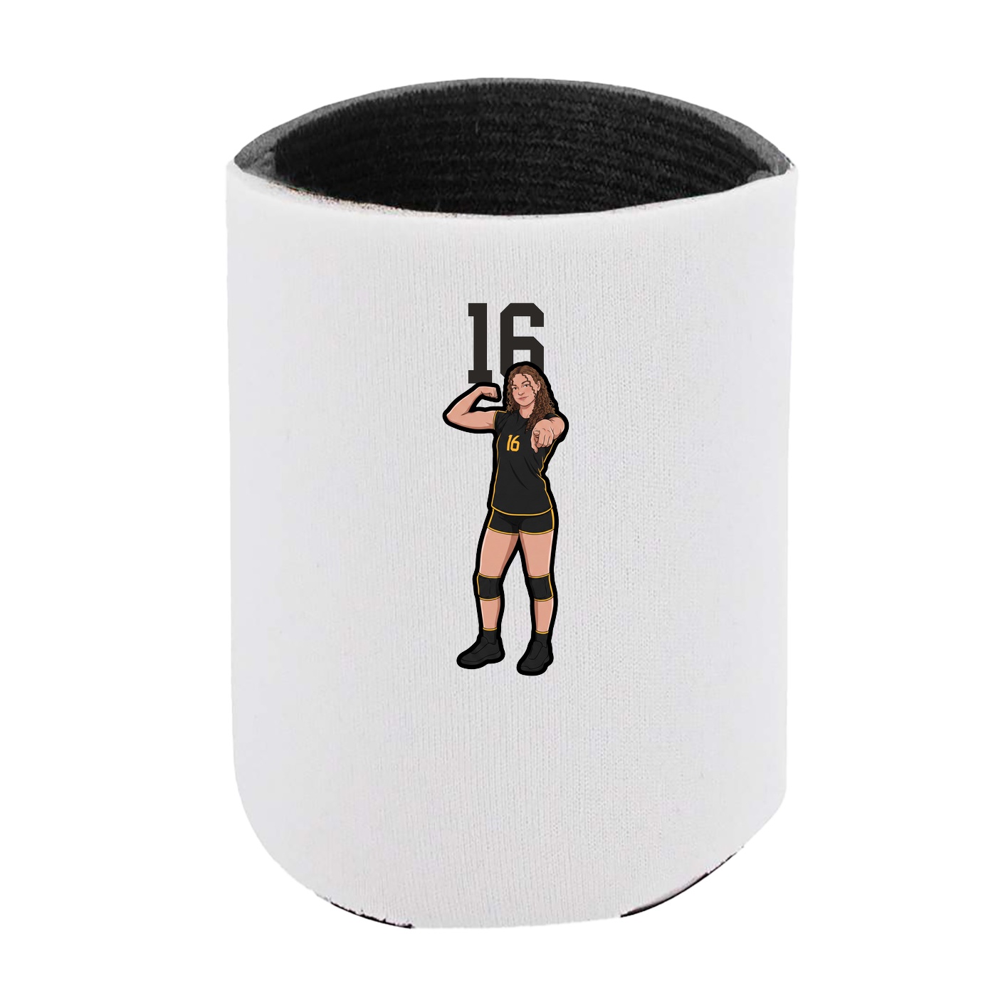 Can Holder — Number Top in White