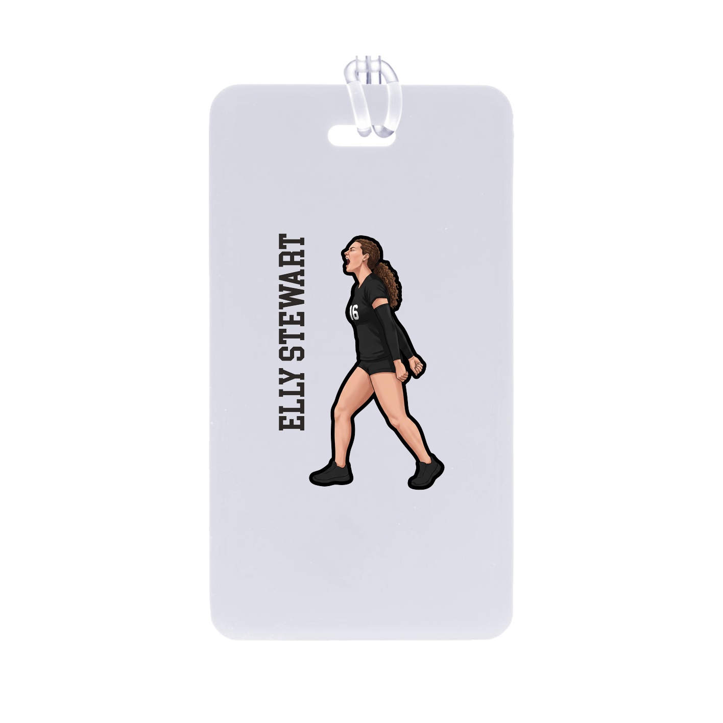 Bag Tag — Name Vertical in Classic