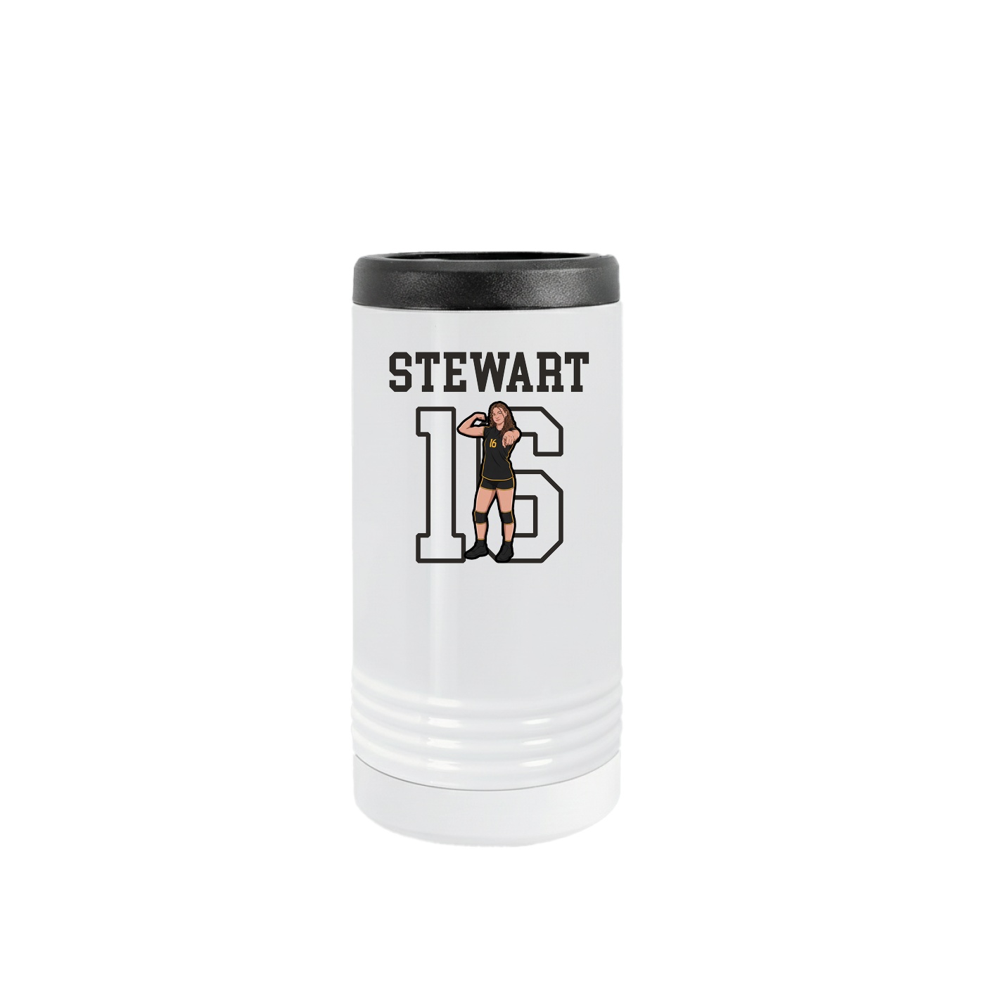 Slim Beverage Holder — Shirsey in White