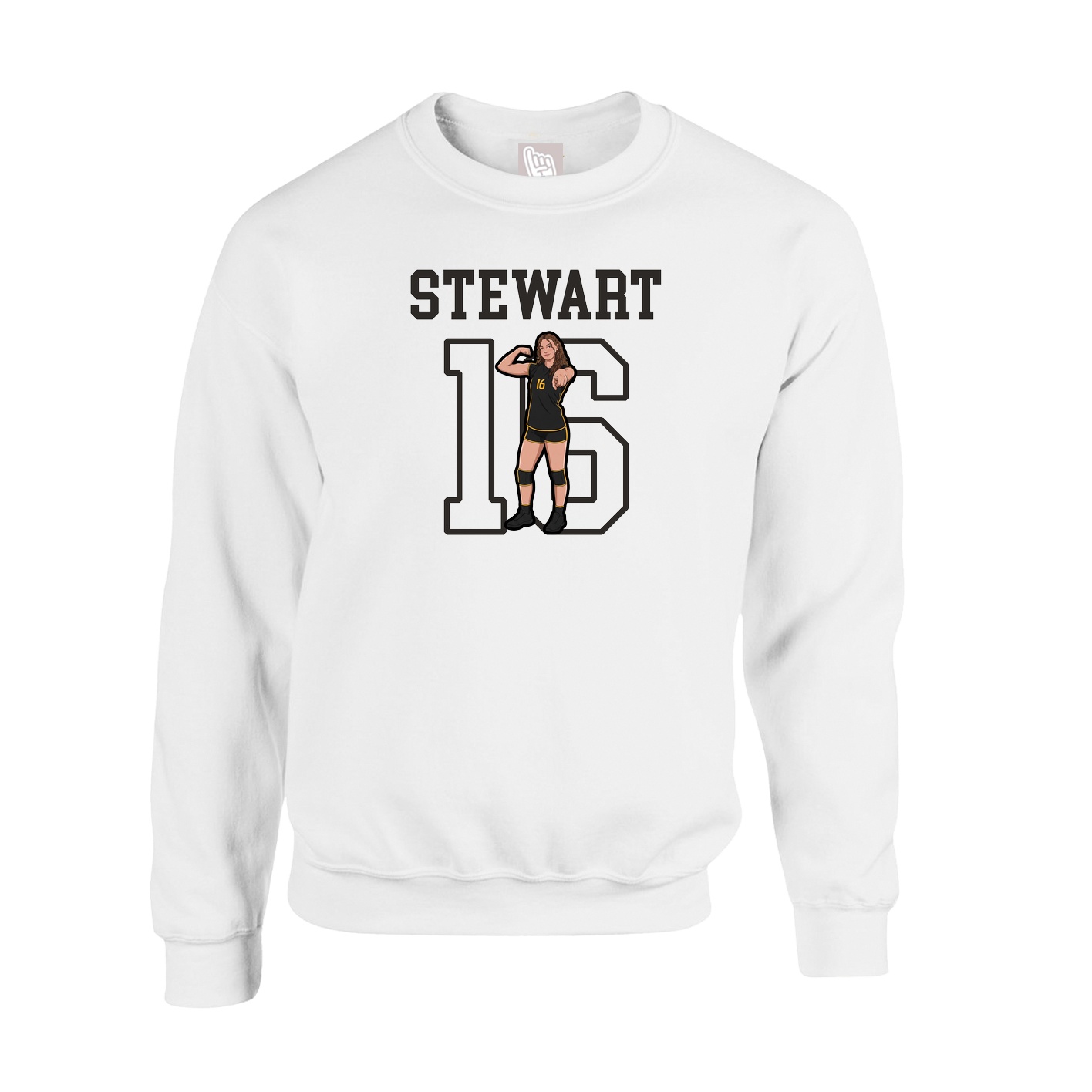 Fleece Crew — Shirsey in White