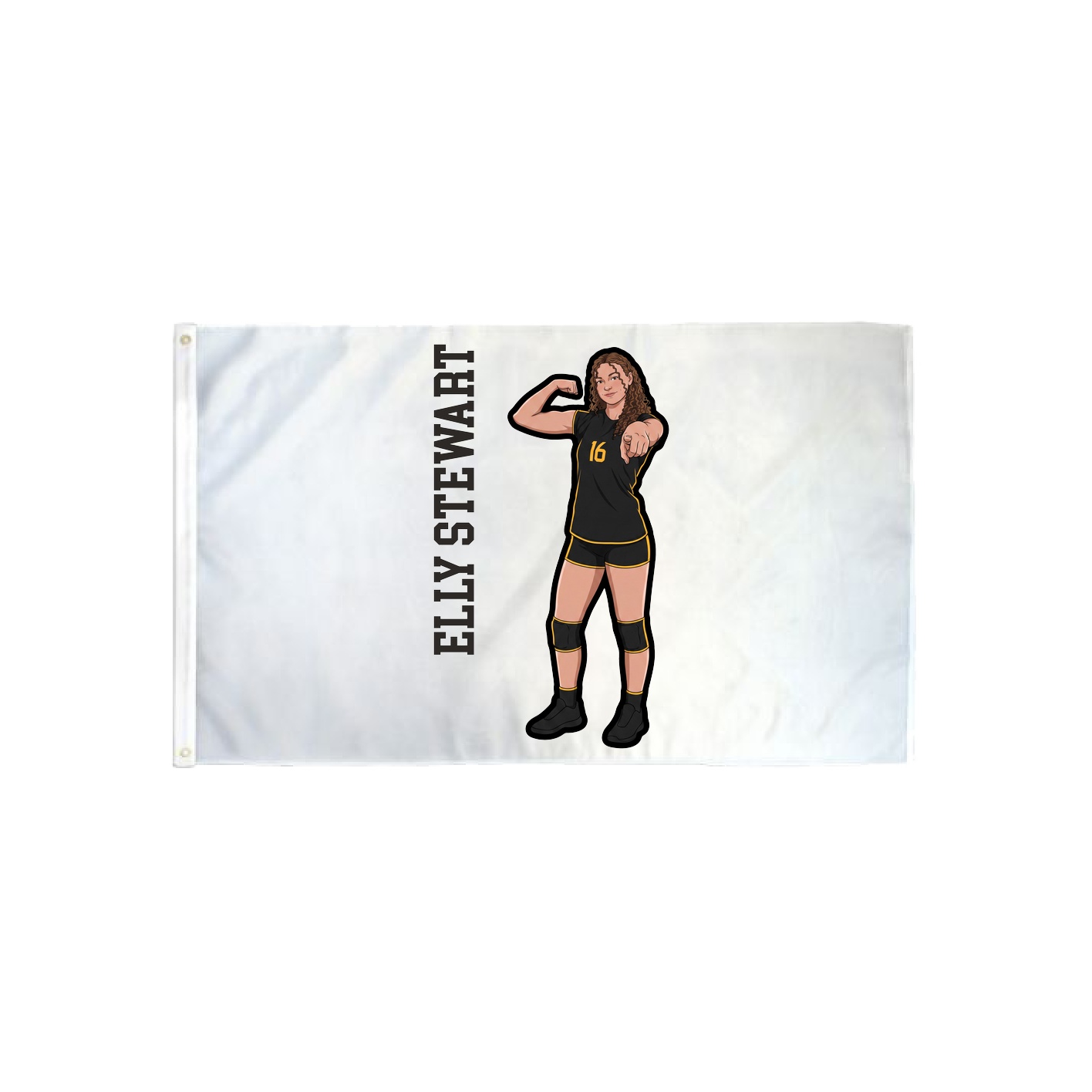 3x5 Flag — Name Vertical in Classic