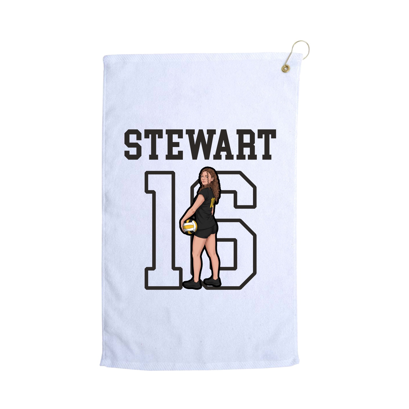 Golf Towel — Shirsey in White