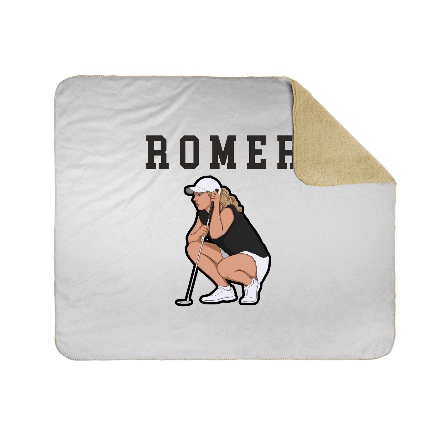 Throw Blanket — Shirsey in White