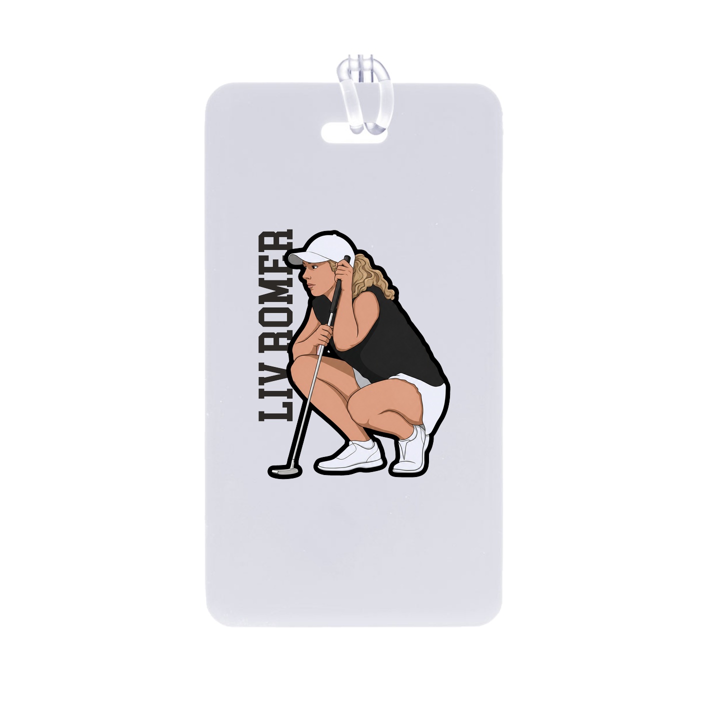 Bag Tag — Name Vertical in Classic