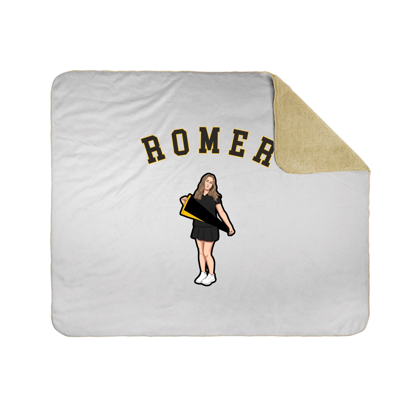 Throw Blanket — Shirsey Arch in White