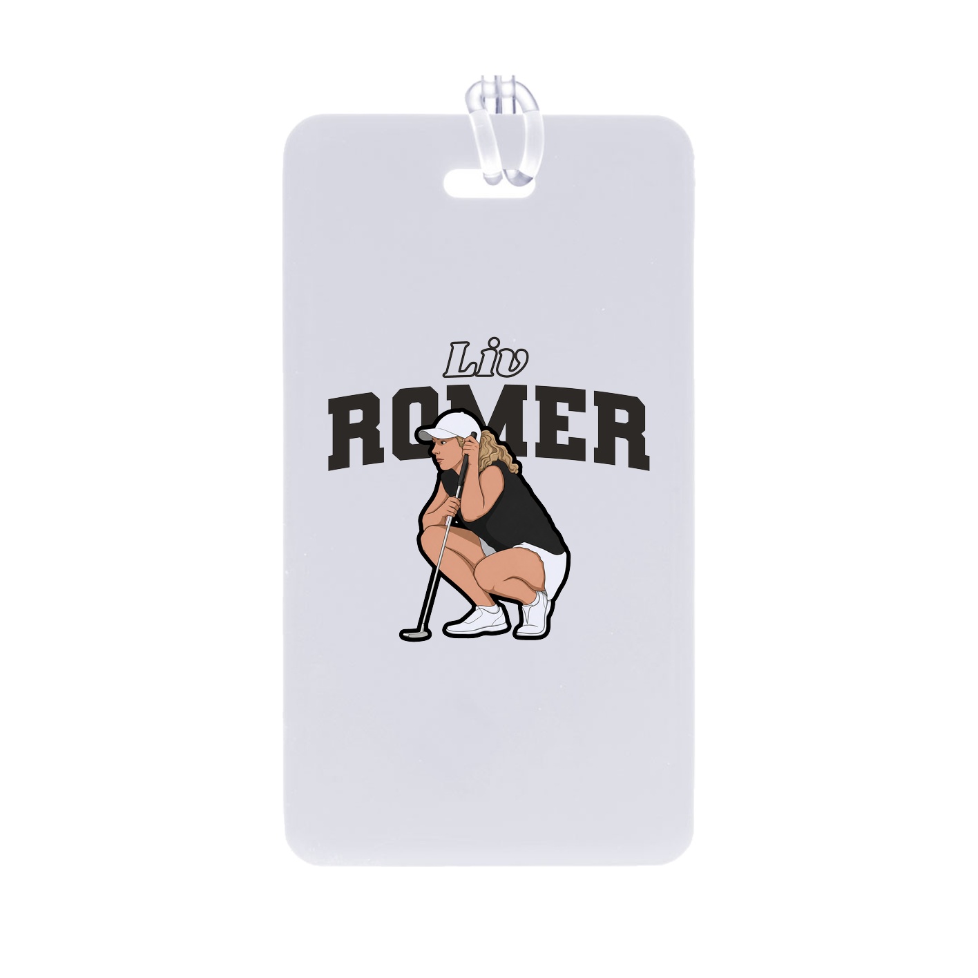 Bag Tag — Name Arch in Classic
