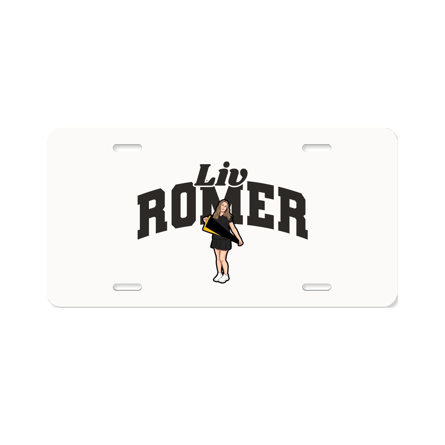 License Plate — Signature Arch in Classic