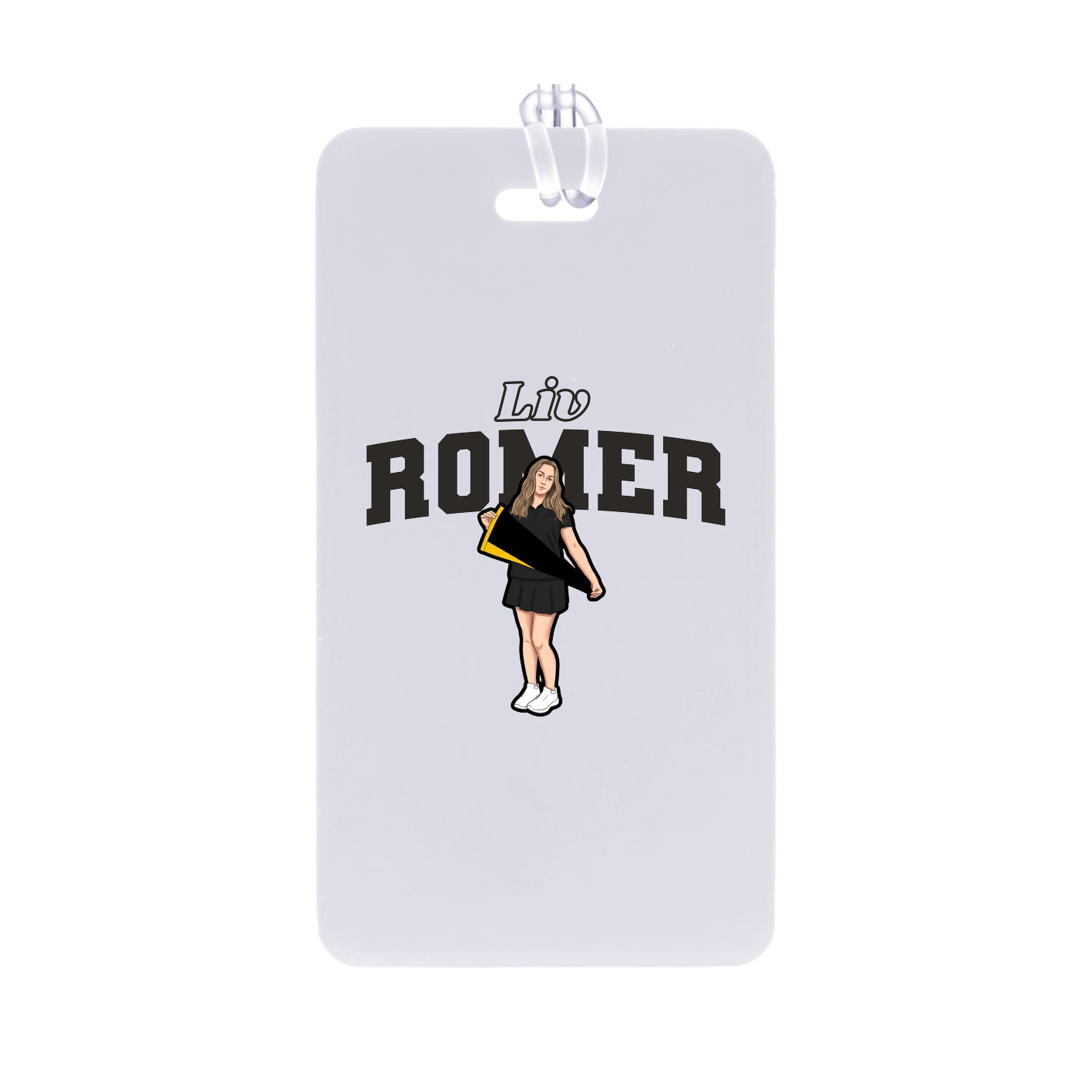 Bag Tag — Name Arch in Classic