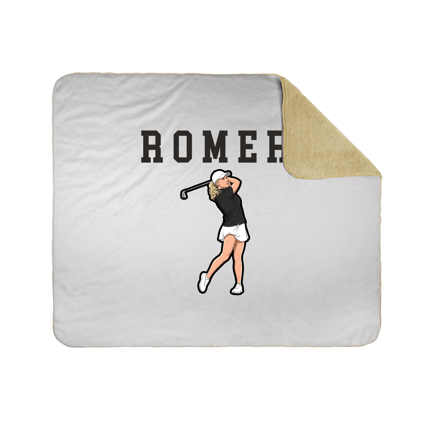 Throw Blanket — Shirsey in White