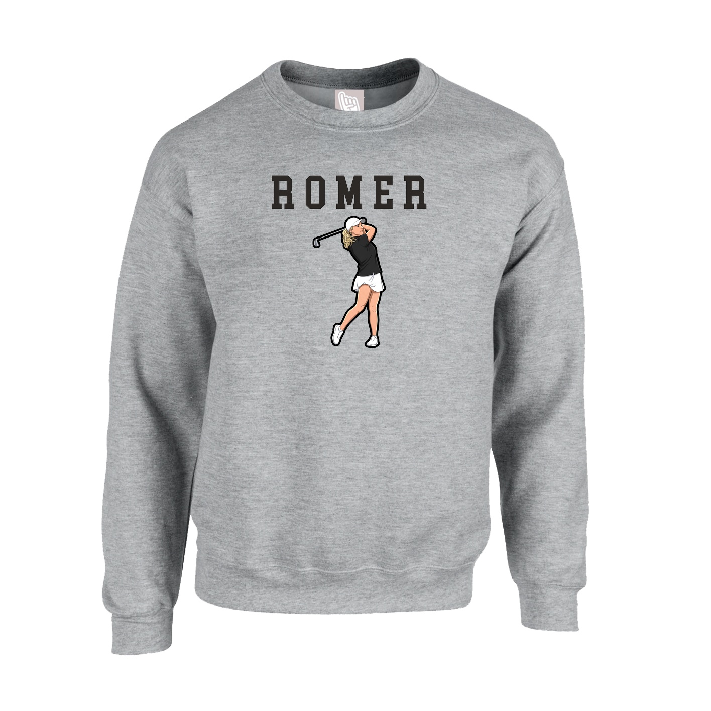 Fleece Crew — Shirsey in Grey