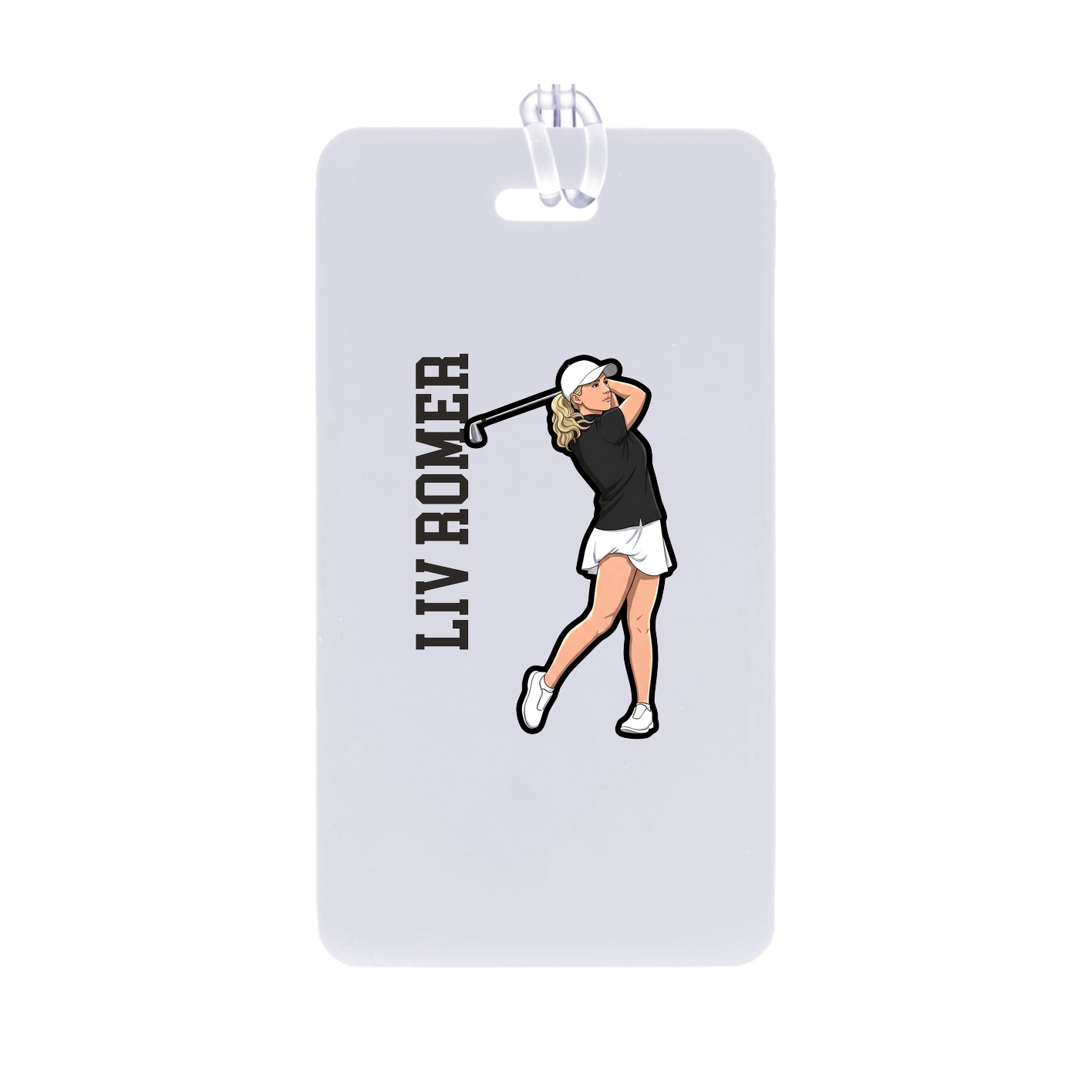 Bag Tag — Name Vertical in Classic