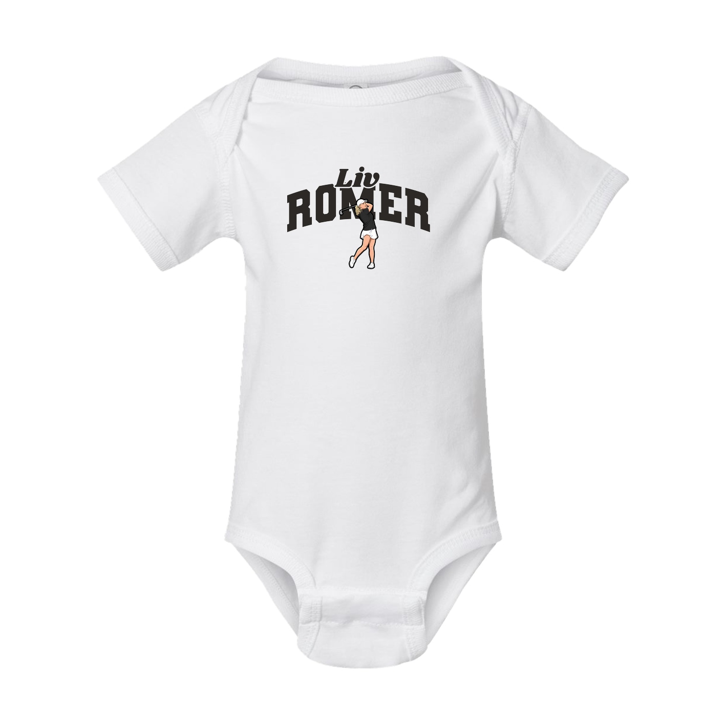 Baby Onesie — Signature Arch in White