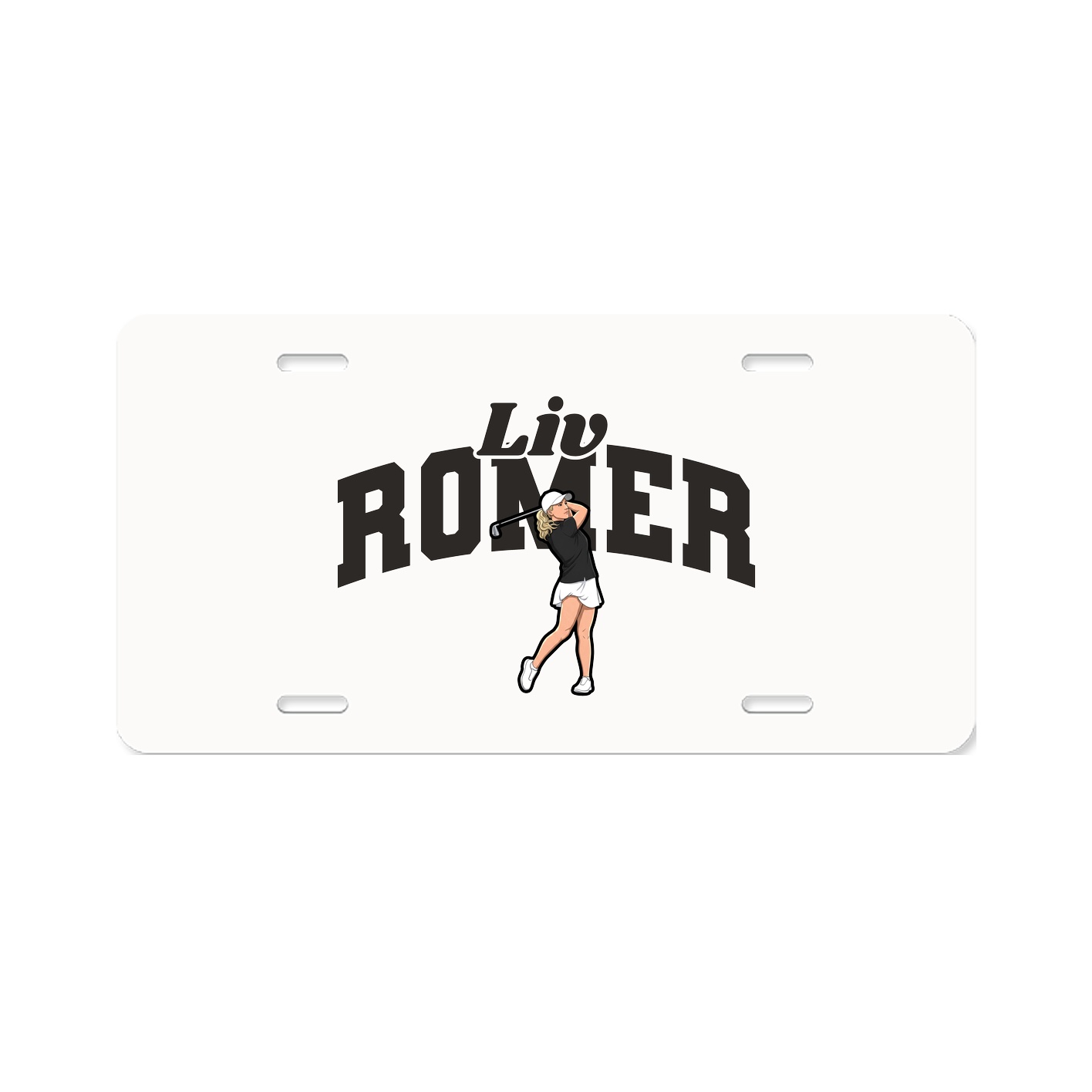 License Plate — Signature Arch in Classic