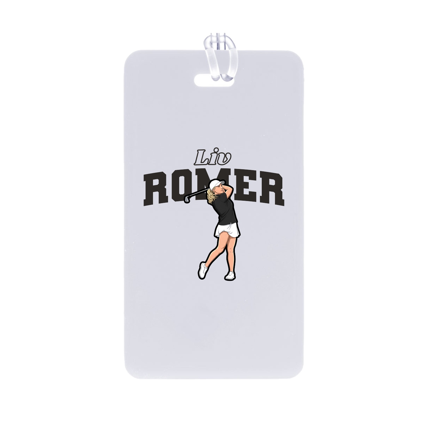 Bag Tag — Name Arch in Classic