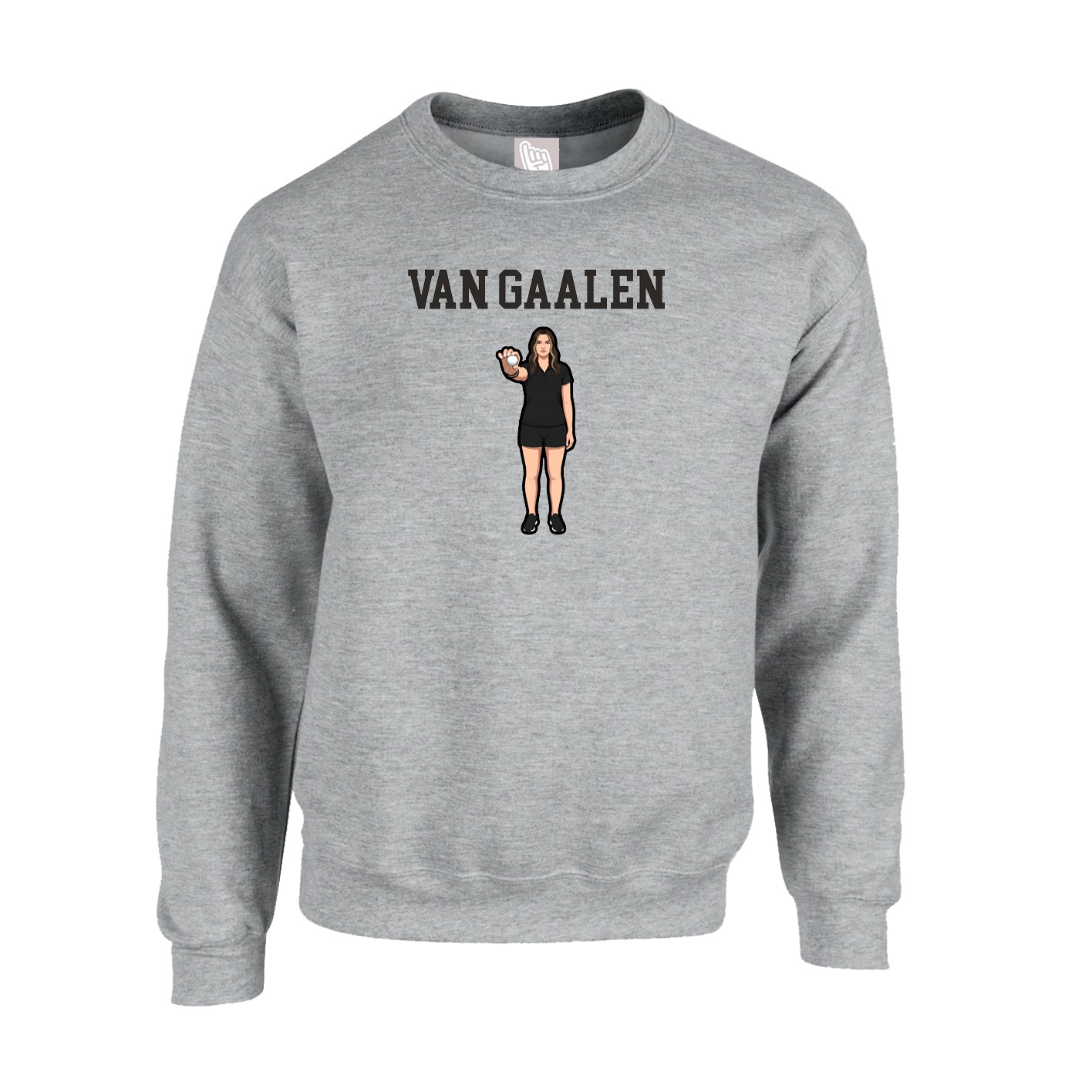 Fleece Crew — Shirsey in Grey
