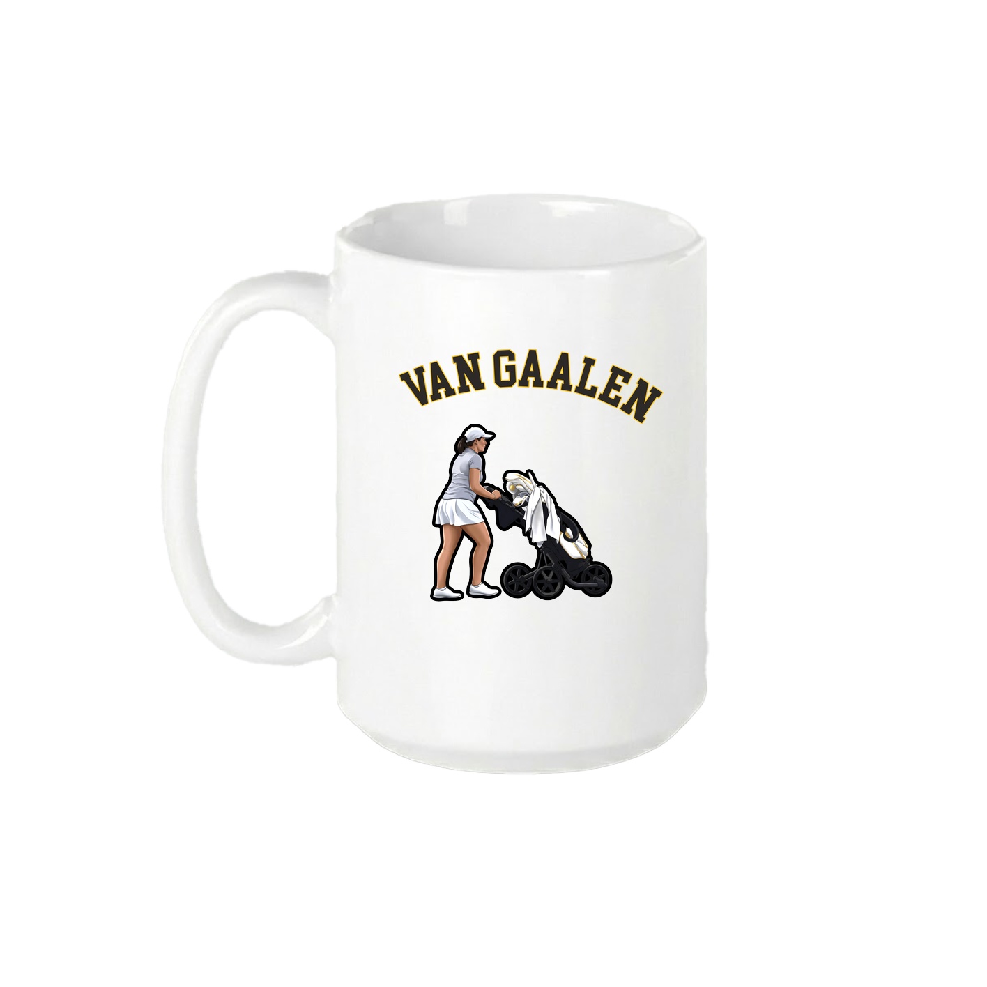 15oz Coffee Mug — Shirsey Arch in White