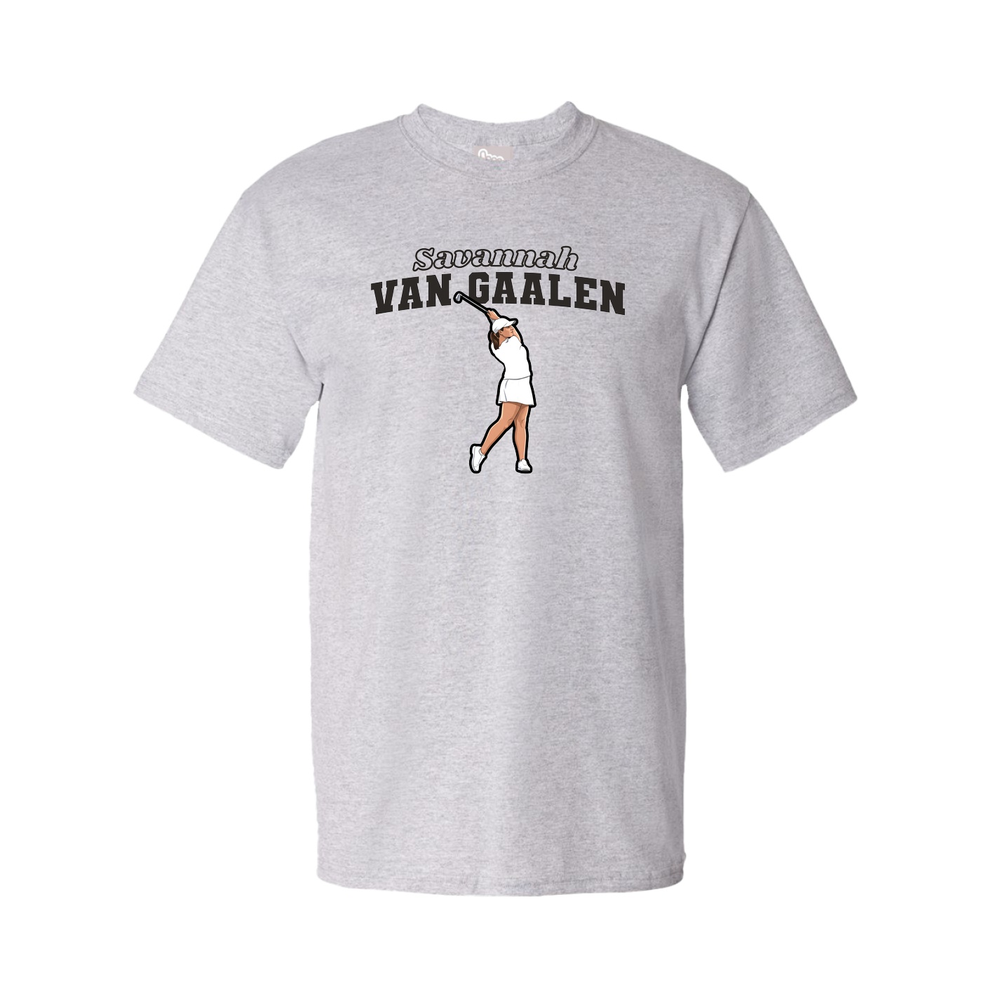 Tee — Name Arch in Grey