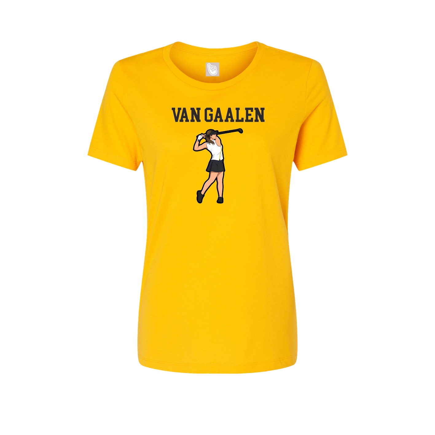 Fitted Women's Tee — Shirsey in Gold