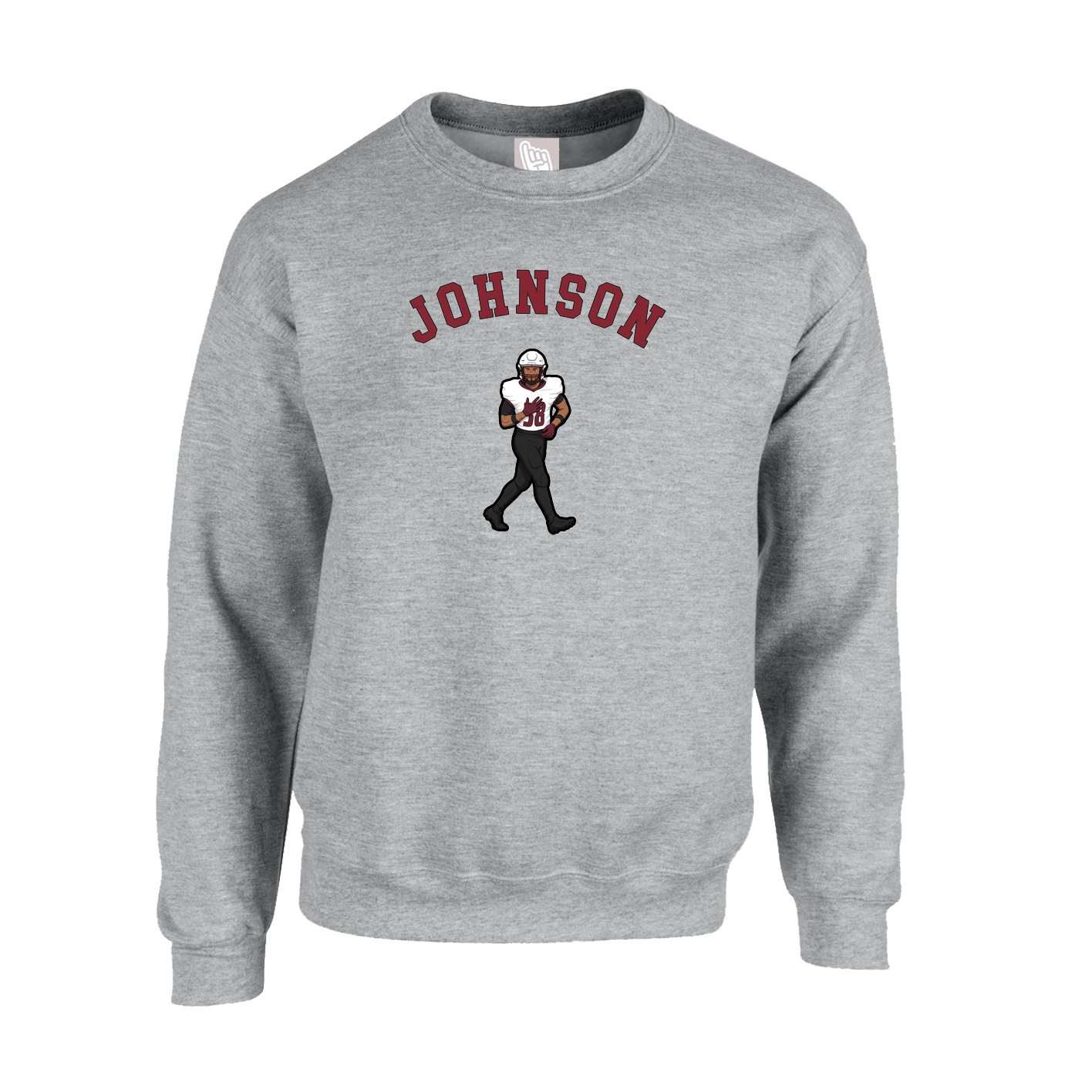 Fleece Crew — Shirsey Arch in Grey